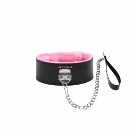 PEMBE POLARLI FANTEZİ TASMA 