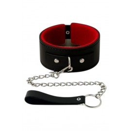 KIRMIZI SİYAH POLARLI FANTEZİ TASMA 