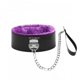 SİYAHA MOR POLARLI FANTEZİ TASMA 