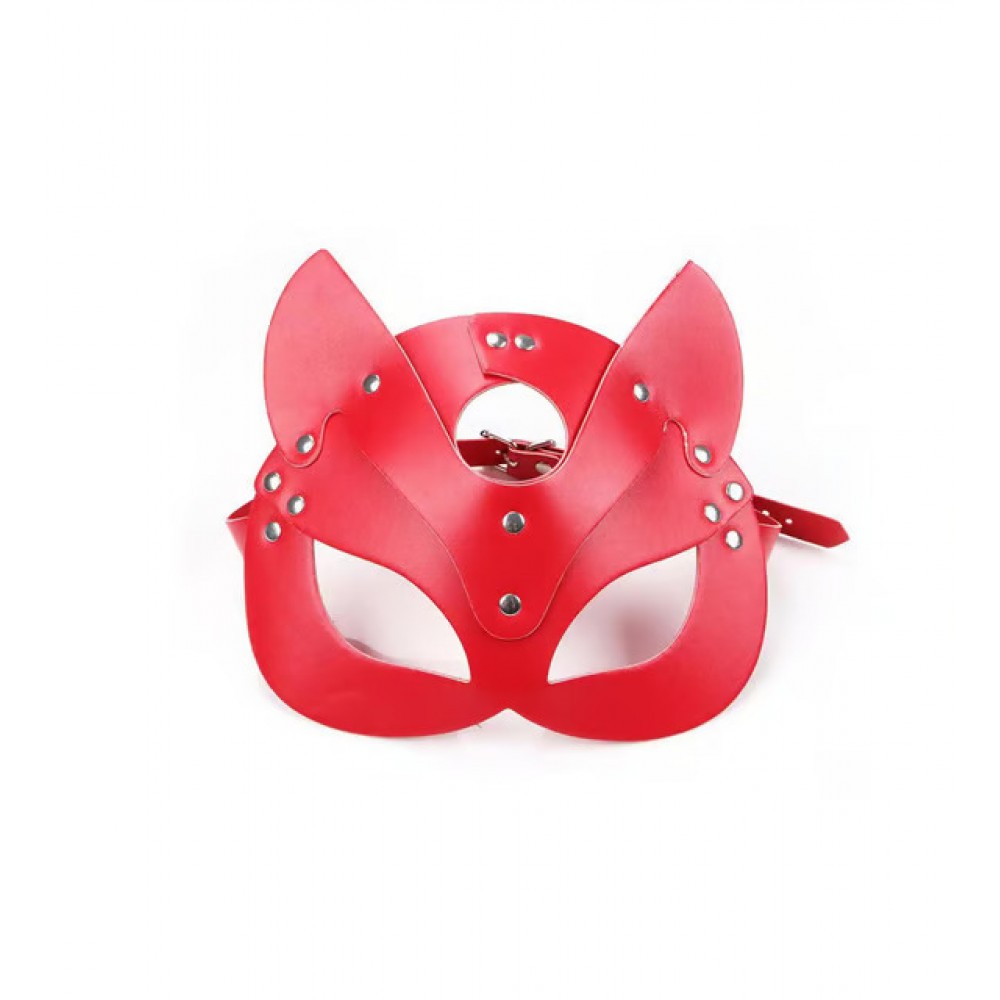 KIRMIZI KEDİ KIZ MASKE 