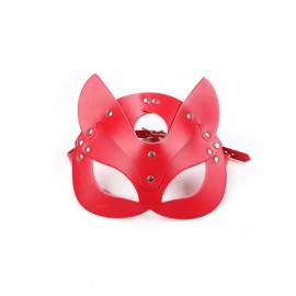 KIRMIZI KEDİ KIZ MASKE 
