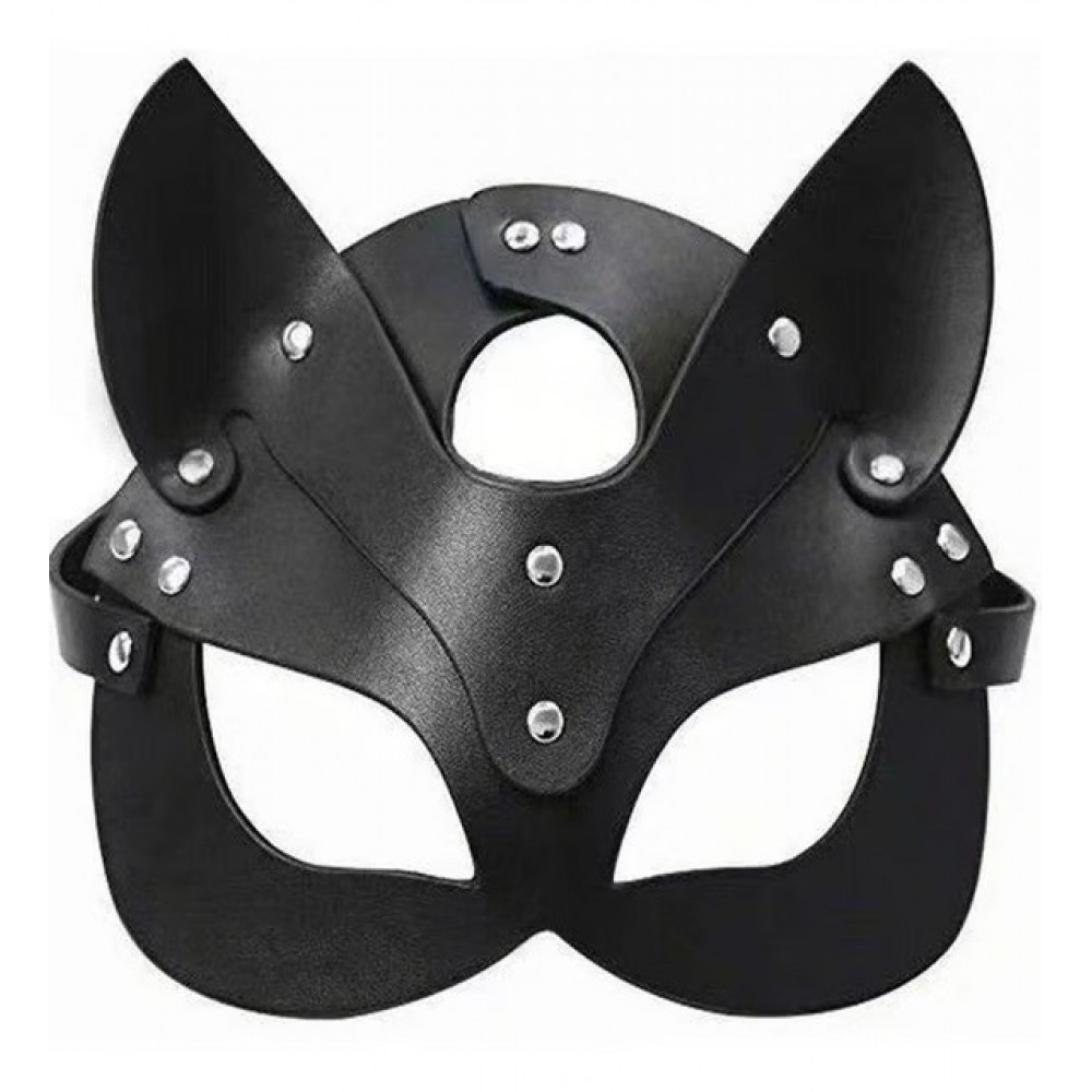 SİYAH KEDİ KIZ MASKE 