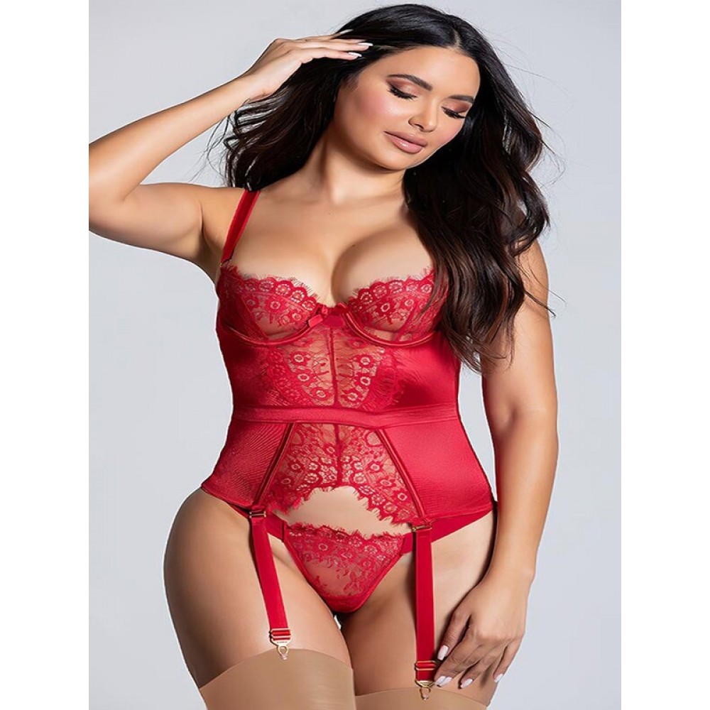  For Dreams 8350 Fantezi Bustiyer Jartiyer Takımı