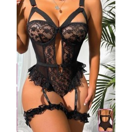 For Dreams 8450 Fantezi Dantelli Bodysuit