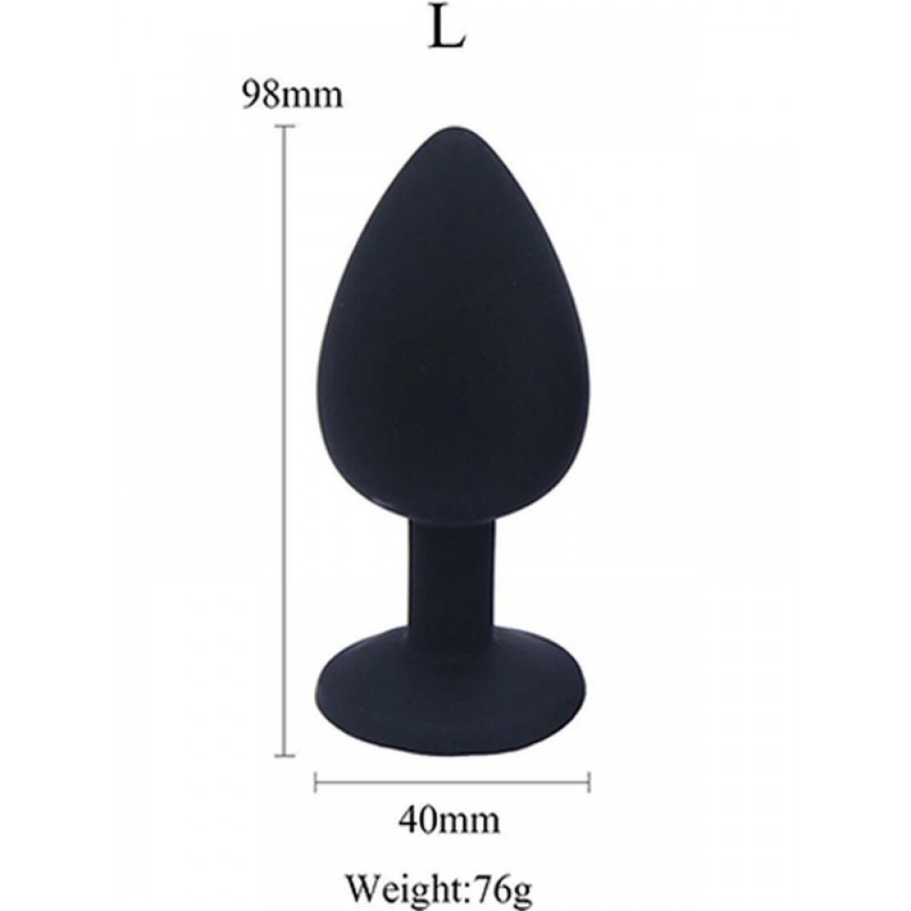 SİYAH L BEDEN SİLİKON PLUG