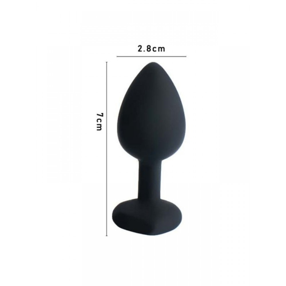 SİYAH S BEDEN SİLİKON ANAL PLUG 