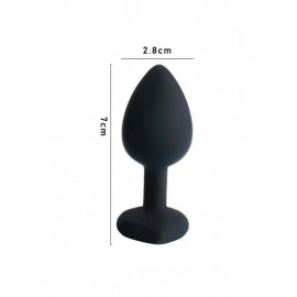 SİYAH S BEDEN SİLİKON ANAL PLUG 