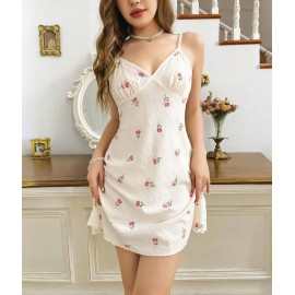 ÇİÇEK DESENLİ GECELİK