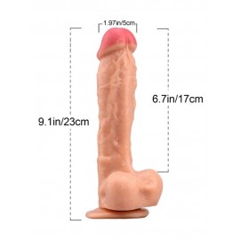 23 cm Realistik Dildo