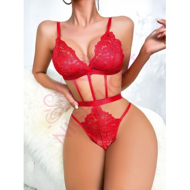 Lastik Detaylı Fantazi Body