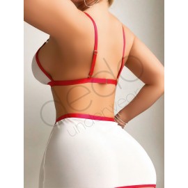 Çoraplı Fantazi Hemşire Kostümü