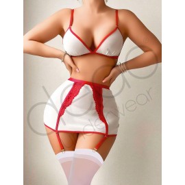 Çoraplı Fantazi Hemşire Kostümü