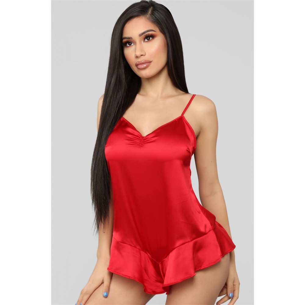 Saten Fantazi Mini Gecelik