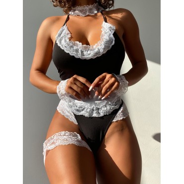 Seksi Fantazi Hizmetçi Kostümü