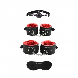 SİYAH KIRMIZI 7 PARÇAFANTAZİ SET 