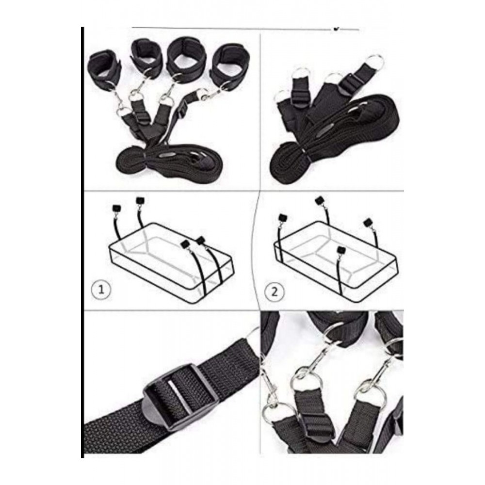 Yatak Bağlama El Ve Ayak Kelepçesi