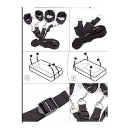 Yatak Bağlama El Ve Ayak Kelepçesi