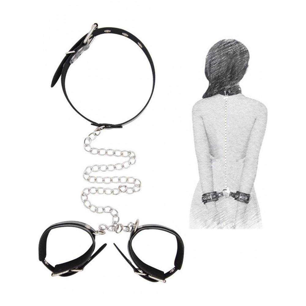 Boyun ve El Bileği Sabitleyici Fantezi Kelepçe 