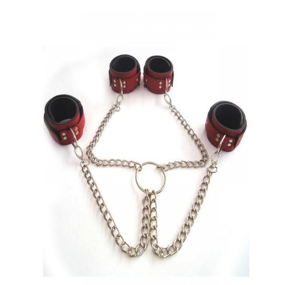 Mm0612 Kırmızı 4 Lü Kelepçe Set