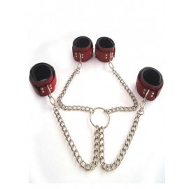 Mm0612 Kırmızı 4 Lü Kelepçe Set