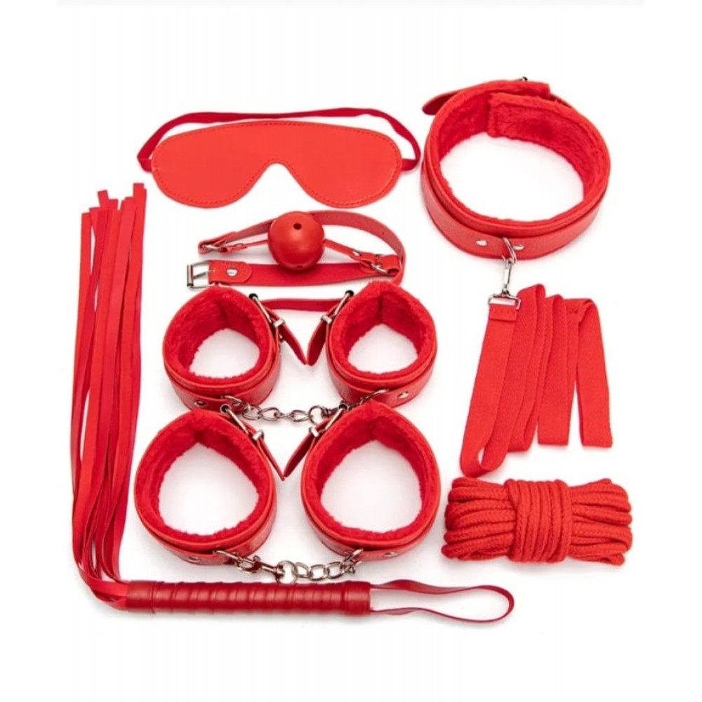 Mm0609 Kırmızı 7li Uykulu Set