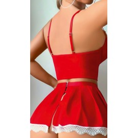 Kurdale Dantel Detay Önlüklü Fantezi Kostüm 