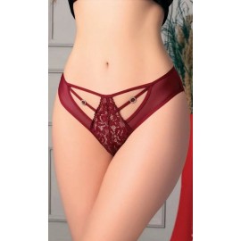 Metal Aksesuarlı Erotik Kadın Külot